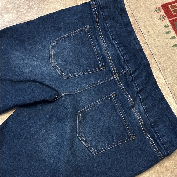 Women's Dark Blue Jeans StitchStar Mid Rise Bootcut 2x - Picture 8 of 8